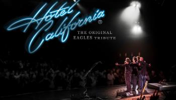 Picture of the band on stage.