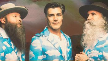 The Washboard Union in cloud shirts.