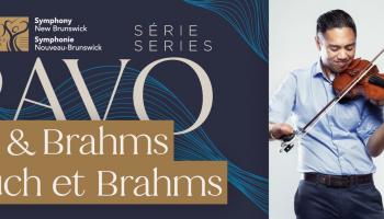 Bravo series Bruch & Brahms - A man playing a violin.